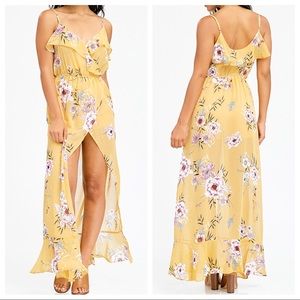 Yellow Floral Maxi